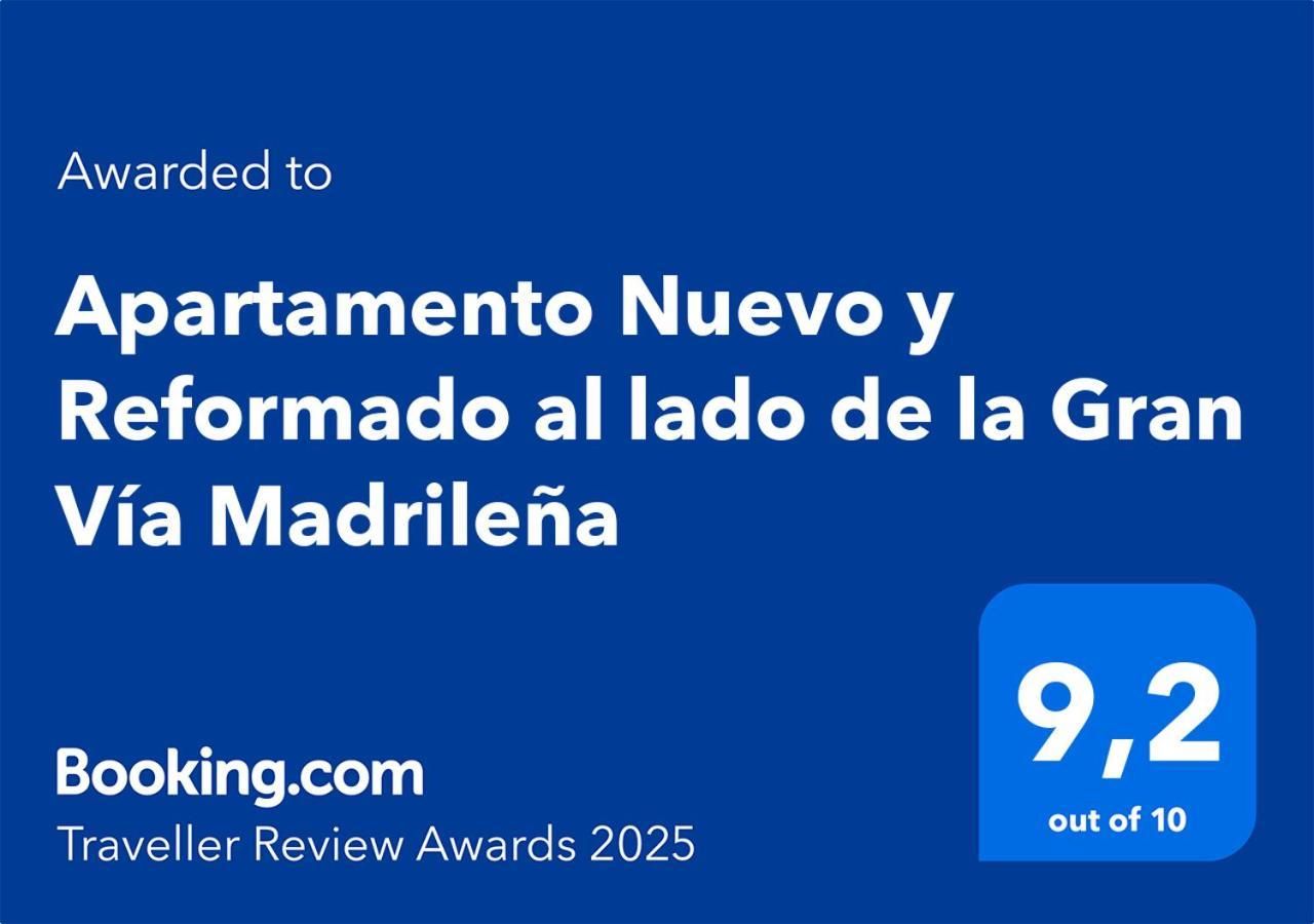 Apartamento Nuevo Y Reformado Al Lado De La Gran Via Madrilena Extérieur photo